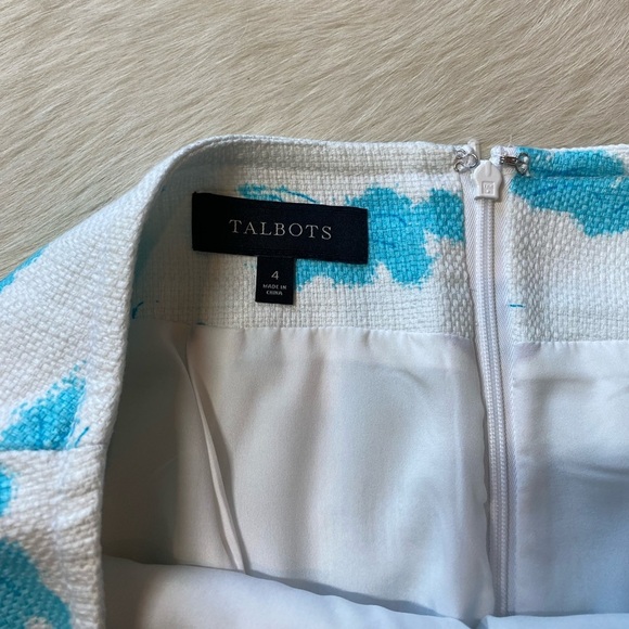 Talbots Women's Venice Italy Scene Knee Length Lined Skirt - Picture 4 of 7